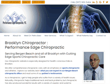 Tablet Screenshot of brooklynchiropractor.net